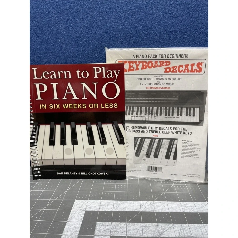 Learn to Play Piano in Six Weeks or Less (Volume 1) Keyboard Decals 24
